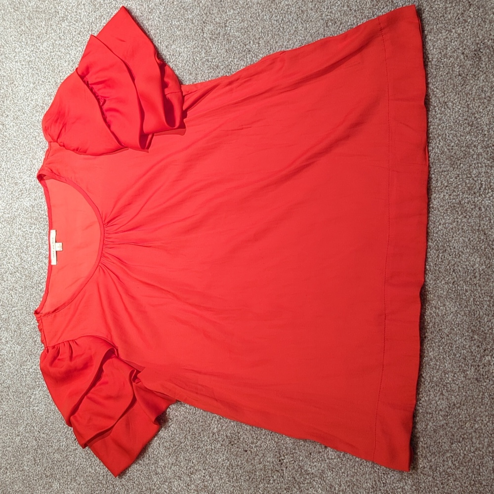 Ruffled Sleeve Top